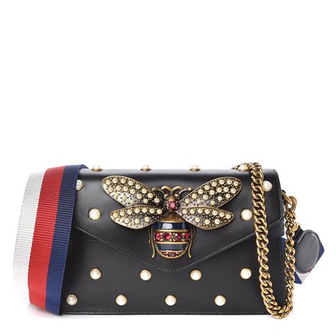 gucci peyton pearl|gucci pearl bee bag.